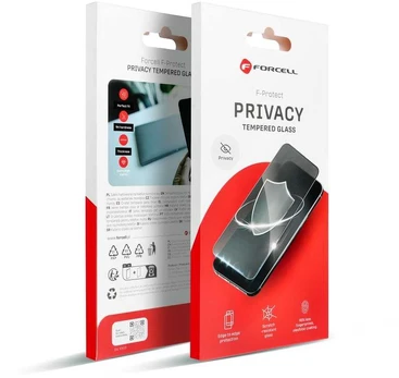 Grūdintas stiklas Forcell Privacy Glass - skirtas Iphone XS Max / 11 Pro Max juoda