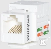 Emiter GNIAZDO UTP RJ45 KAT.6 KEYSTONE BALTA