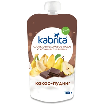 Kabrita® „Cocoa Pudding“ tyrelė nuo 9 mėnesių, 100g 12 vnt. (Kabrita-box)