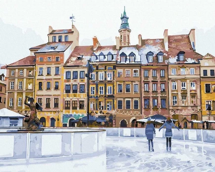 TPS Tapybos rinkinys "New Year's Square"
