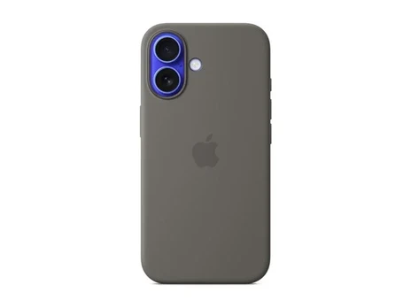 Dėklas iPhone 16 Silicone Case with MagSafe - Stone Gray