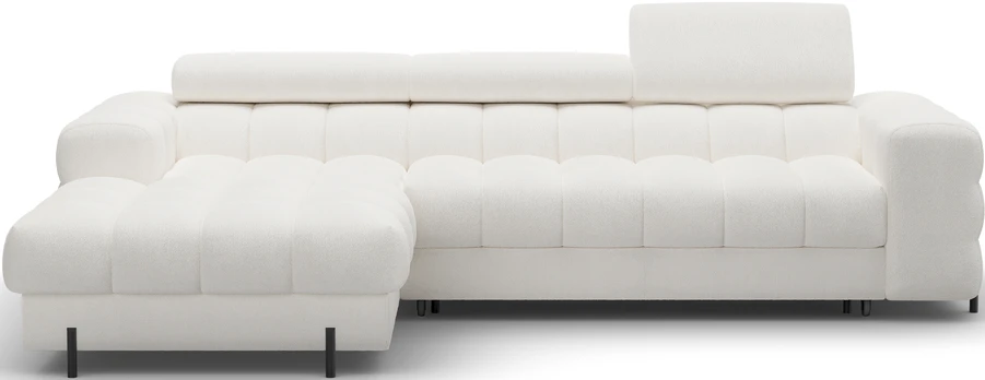 Kampinė sofa Felro, Balta