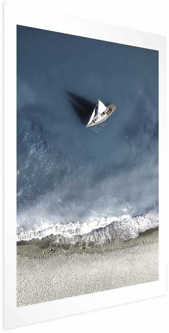 Artgeist Plakatas - Yacht on the Sea