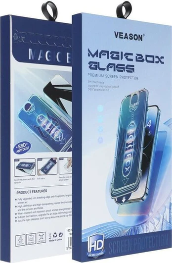 Vmax 6D Pro Veason Easy-Install Glass - for Iphone XS Max juodas
