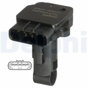 DELPHI AF10442-12B1 Air flowmeter kaina