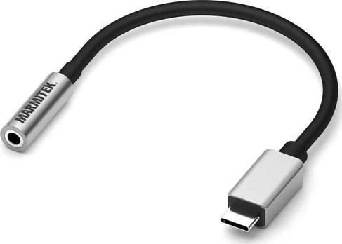 Adapteris USB Marmitek USB-C - Jack 3.5mm Sidabrinė (8374)