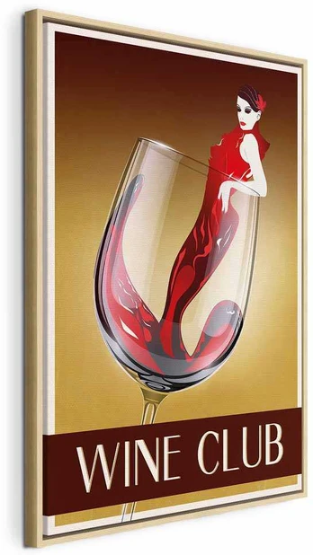 Artgeist Paveikslas - Wine Club (1 Part) Vertical