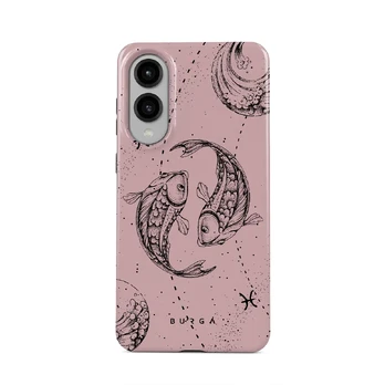 Pisces - Samsung Galaxy S25 Edge Case, Tough / Pink