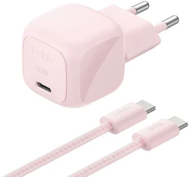 Įkroviklis Belkin BOOST Charge USB-C/USB-C 30WLad.PD,bl+Kab.WCA008kq2MPK-B6