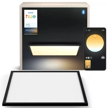 PHILIPS Aurelle Hue Panel SQ XL black gaismeklis
