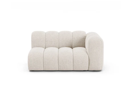 Right Modular Sofa, "Lupine", 2 Seats, 145x95x70, Light Beige