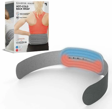 Sharper Image Back bandage with heat and cold