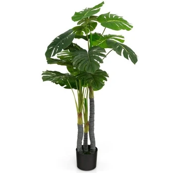 Bonideco Select Dirbtinė monstera 16,5x120cm., įvairių spalvų