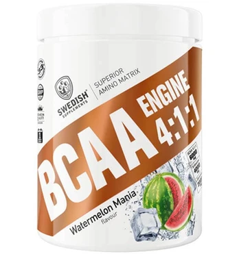 Swedish Supplements BCAA Engine 4:1:1, Blue Raspberry, 400 g