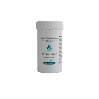 Kavos aparatas Valymo tabletės Crystal Drop 25vntx2g.