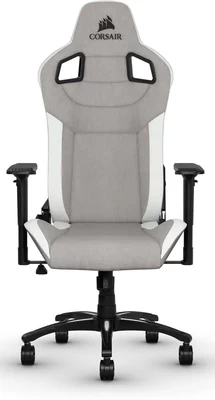 Žaidimų kėdė Corsair T3 Rush, balta/pilka