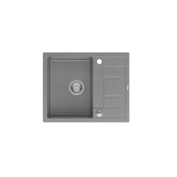 Plautuvė Quadron MORGAN 116, HB8210U5-BS_P2O, sidabrinis akmuo