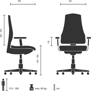 Hjh Office Kiddy Cd Sukamoji Kėdė
