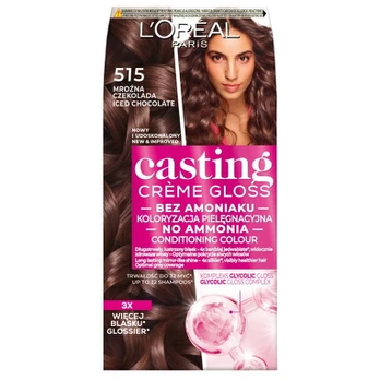 Plaukų dažai L’Oréal Paris Casting Creme Gloss, 515 šaltas šokoladas