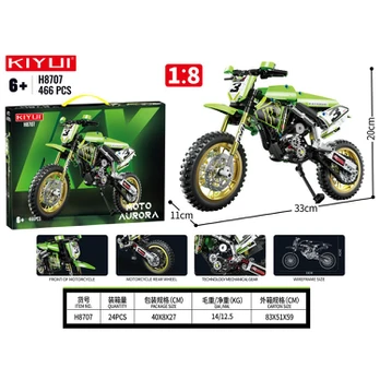 Konstruktorius Žalias motociklas, 466 el.
