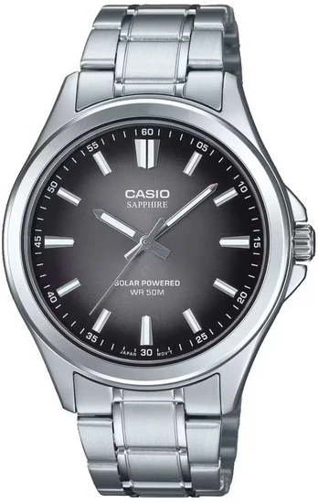 Vyriškas laikrodis CASIO MTS-RS100D-1A SZAFIR SOLAR + BOX