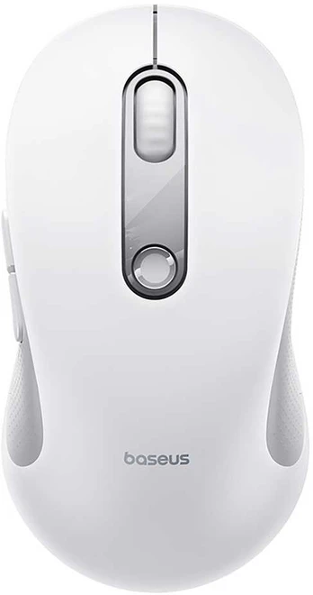 Baseus Bevielė pelė ergonomiczna USB 2.4GHz F02 - balta