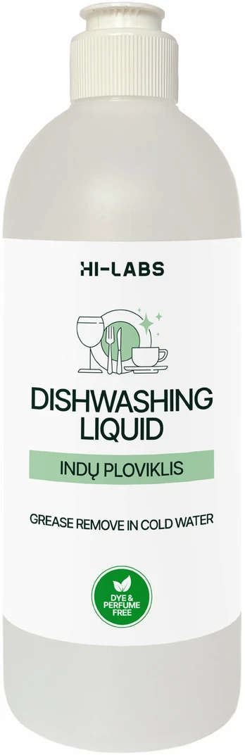 Indų ploviklis Hi-Labs Dye & Perfume Free, 0.5 l