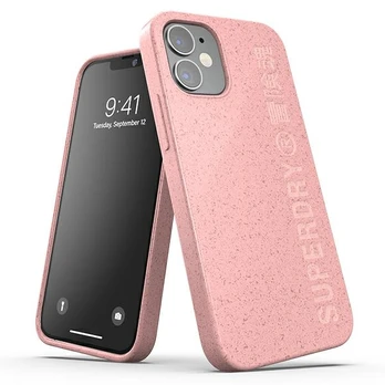 SUPERDRY SNAP DĖKLAS KOMOSTUOJAMAS IPHONE 12 MINI Rožinis
