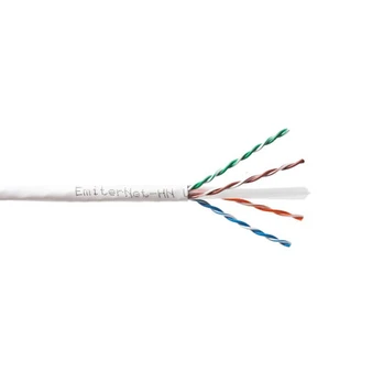 Emitter Net UTP (U/UTP) Cat.6 450MHz Cable, 4x2x23AWG Wire, LS0H