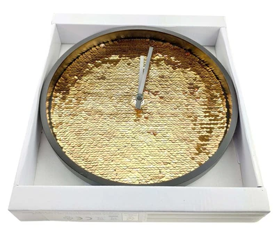 DEKOR E-5 sieninis laikrodis, 25 cm, auksinis