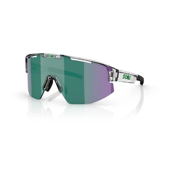 BLIZ Matrix Small akiniai | Transparent White - Green