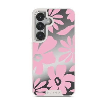 Daytime Fiesta - Samsung Galaxy S25 Case, Elite Mirror Light (Magnetic) / Silver