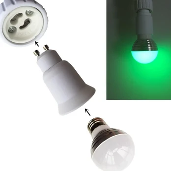 Adapteris Gu10 į E27 lemputėms, 4 vnt.