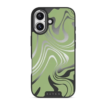 Funky Sensation - iPhone 17 Case, Elite Mirror Dark (MagSafe) / Silver