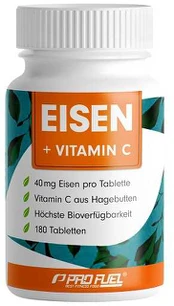 ProFuel Maisto papildas EISEN + nat. Vitaminas C 180 Tab.