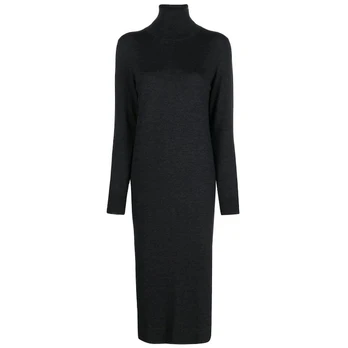 Midi suknelė moterims, Pilka, Lime midi dress