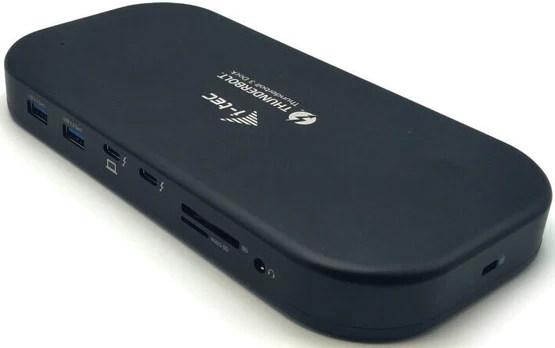Dock stotelė i-Tec Thunderbolt 3/USB-C Dual 4K TB3HDMIDOCKPD, juoda
