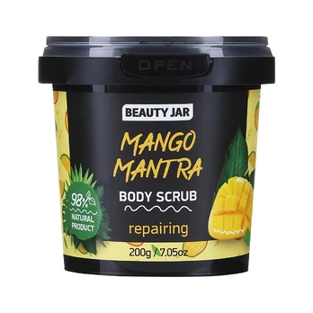 BEAUTY JAR MANGO MANTRA kūno šveitiklis, 200 g