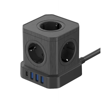 Newell GaN Power Cube 9in1 - juodas