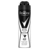 Vyriškas dezodorantas Rexona Men Invisible Black + White 48h, 150 ml kaina