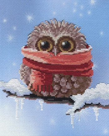 Owl - Winter SRK-303 siuvinėjimo rinkinys iš MP Studija