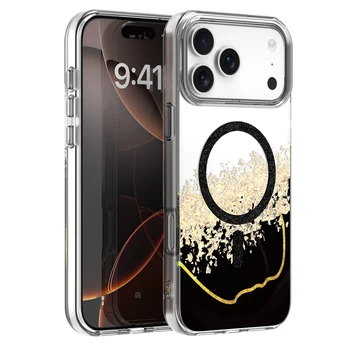 Dėklas Telforceone Epoxy Mag case for iPhone 17 Pro Max 6,9'' juodas