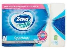 ZEWA Kitchen towels "Wisch&Weg extra lang", 2-ply, 4 rolls