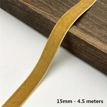 Aksominė juostelė, 15mm - 4.5 meters