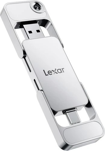 Kietasis diskas Lexar nešiojamasis SSD diskas 512 GB USB-C ir USB-A, D70E