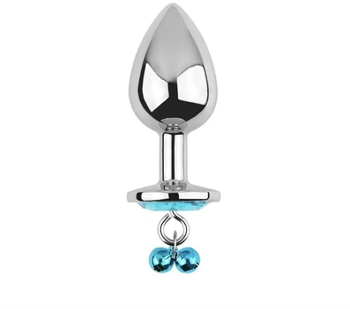 Analinis kištukas su varpeliais Diamond Anal Plug, 34 mm