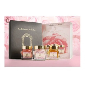 La Sultane De Saba Veido priežiūros priemonių rinkinys Rose Skincare Gift Box 50ml+50ml+50ml