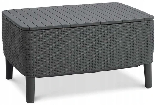Stalas Keter, 76x56 cm, pilkas