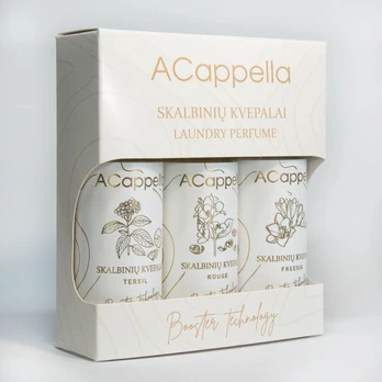 ACappella skalbinių kvepalų rinkinys (3×100ml)