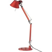 "Artemide Tolomeo Micro" stalinė lempa, raudona
